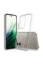 Redmi 15 Compatible Silicone Case - Camera Protected Flexible Pastel Color Cover - Transparent