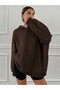 Plain Hooded Sweatshirt - 4