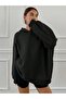 Plain Hooded Sweatshirt - 2