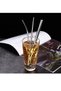 Stainless Steel Straw Set 4 Pieces Steel Straws (4 Pieces Steel Straws 2 Straws Cleaning Brush) - 4