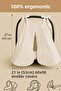 Stroller cover/baby carriage cover %100 cotton white muslin fully ruffled - 5