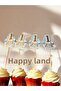 1 Year Birthday Party 1 Year Old Luxury Leaf Toothpicks 10 Pieces Blue Gold 1 Year Old Toothpicks - 4