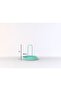 Blue Metal Jewelry Organizer - Round Accessory and Makeup Stand - Candy - 7