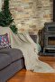 Zenit Sofa Cover 175X350 Xlarge Decorative Jacquard Chenille |   Sofa Cover |   Non-Slip, Camel - 2