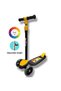 Swing lighted 3 wheel scooter yellow - 3