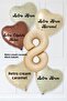 Heart and Age Number Balloon Birthday Balloon Set for Age 8 - 2