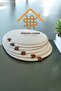 Supla 6 Pieces American Serving 32 cm Diameter Natural Jute Woven Gift Food Serving Set - 3