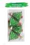 Brs-3690 new year tree ornament, glittering tree, 10 cm, set of 4