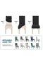 Quality Lycra Velvet Chair Cover Chair Cover Chair Protection 1 Piece - 3