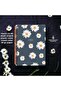 STRIPED 16x22 CM 80 SHEETS PLASTIC COVER WIRE NOTEBOOK CREAM COLOR 60 GR LIGHT PAPER