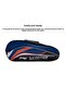 Panther Double Zipper Polyester Badminton Kit Bag (ROYAL BLUE, LARGE) - 4