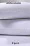 White Colored, Cotton, Liquid Proof Cushion Mat and Pillow Protector (50 X 70 cm) 2 Pieces - 2
