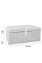 3 Pcs Brown Multi-Purpose Box with Lid - 70X40X30 - 2