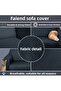 Balpeteği 3-Person Anthracite Elastic Sofa Cover |   Elastic Sofa Cover |   Seat Cover - 3