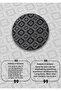 Silencio Bathroom Rug Djt Set of 2 Bathroom Mats Non-Slip Base Toilet Set - 2