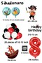 8 Year Old Pirate Themed Birthday Party Celebration Set - 3