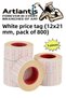 Price Tag White 800 Pieces 5 Pack 12x21mm White Price Tag Mx-5500 M5500 Hg979 Motex Label Maki