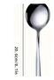 Silver Stainless Steel 6 Pieces Round Form Eat Spoon - 4