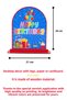 Table Top Happy Birthday Birthday Ornaments Birthday Accessory Children's Birthday Concept Children's Ornament - 5
