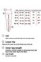 Women's White Stretch Fabric Wide Leg Denim Jeans - 4