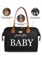 Just For Baby Mother Baby Care and Women's Bag - Black - 3