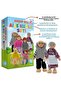 6-Piece Wooden Puppet Family Set - 4