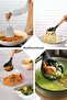 Eucalyptus Heat-Resistant Silicone Non-Stick 11-Piece Serving Set with Stand - 5