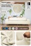 Balpete 3 Seater Cream Elastic Sofa Cover |   Elastic Seat Cover |   Seat Cover