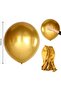 Chrome Jumbo Balloon 18 Inch Gold 1 Piece - 2
