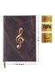 Guitar Notebook (With Tab Key) +Annual Planner 100% Handmade, Hand Stitched, Special Design (A/5) - 5
