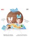 Baby Kids Feeding Plate - Fun with Surprise - Space Themed - 23X30.5X3Cm Turkish Patent - 3