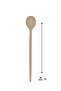 80 cm Twisted Wooden Spoon for Puree & Rice - 3