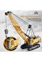Excavator Bucket & Hook Crane Toy Metal Crawler Construction Machinery Set of 2 - 6