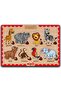 Wooden English Shapes-fruits-professions-forest Animals Set of 4 Educational-tutorial Puzzle - 3