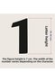 Stencil Number Painting Template X016-Number Number Height 7 cm - 3