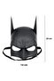 Black Color Children's Batman Mask with Elastic Back A Quality 20x14 Cm (LISINYA)
