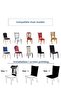 Chair Cover Lycra Washable Flexible Elastic Bamboo Chair Cover Pack of 6 - 2