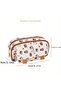 Durable Canvas Large Capacity 3 Layer Pencil Case School Pencil Box Pen Holder - 4