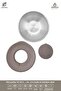Satin Stainless Steel 28 Cm Stainless Steel Bowl 3 Piece Multi-Purpose Mixing Bowl Set Gray - 6
