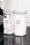 Bathroom Set of 2 Makeup Cotton and Ear Cotton Organizer Bathroom Organizer Acrylic Set - 2