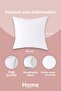6 Pieces Throw Series Antiallergic 100% Silicone Fiber Filled Throw Pillow Inner Square Pillow 45X45Cm 350Gr - 3