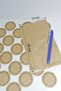 Kraft Label Flower Printed, Kraft Gift Wrap, Kraft Packaging Paper Bag 20 Pieces (12x20 Cm) - 3