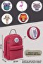 Bobi Red Waterproof Bondit Fabric Large Volume Illustration Mother Baby Care Backpack - 7