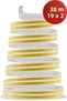 Door Window Tape 19x2=38 Mt Waterproof Insulation Wick Sound Cold Heat Insulation Tape (white)
