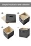 4-Piece Baby Room Closet Organizer - Laundry Toy Basket Organizer 30X30X30 cm - 3