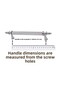 2Pcs 192 mm Ovacık Rustic Metal Handle Matte Black Furniture Cabinet Door Drawer Handle - 3