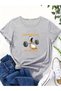 Unisex Fun Printed Crew Neck T-Shirt