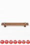 Cabinet Handles, 10 Pieces - 128 Mm (12.8 CM) - Natural Wooden Handles, Drawer Handles, Kitchen Cabinet Handles - 3