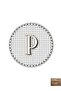 Crearthome Emily Letter Cake Plate - 19 cm Eml0017 - 4