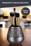 Makeup Organizer, Makeup Brush Holder, Makeup Brush Holder, Antique Silver Finish, Model 3 - 5